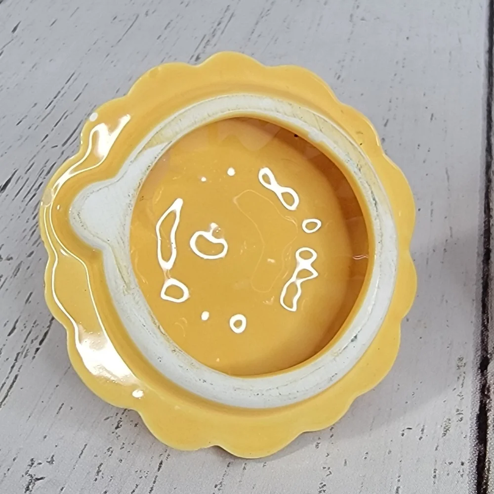 Hallmark Vintage Fall Halloween Harvest Ceramic Pumpkin Suger Dish Stash Spot - Picture 7 of 12